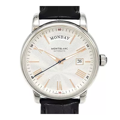 MONTBLANC Star Day-Date 7391 Automatic Stainless Steel Men's Used Watch • $1500.55