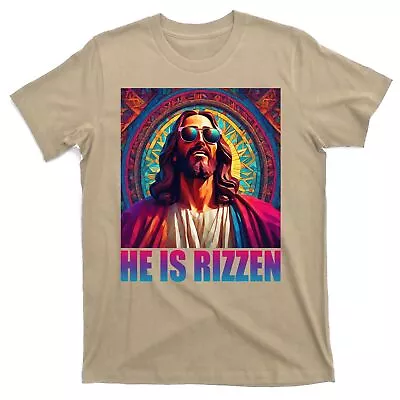 He Is Rizzen Jesus Portrait Risen T-Shirt • $19.99