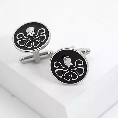 Hydra Superhero Cufflinks | Kraken Cufflinks | Marvel Gifts • $7.45