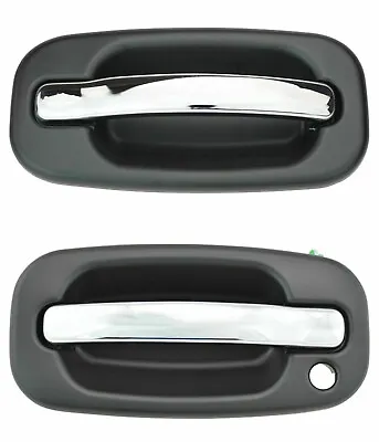 NEW Front Outside Door Handles Set Chrome No Keyhole For 99-06 Silverado Sierra  • $29.95