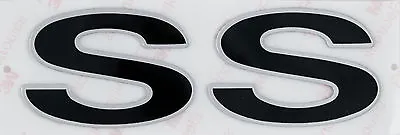 1996-2002 Camaro SS Silver & Black Fender Emblem SLP New Reproduction 12369966R • $26.95