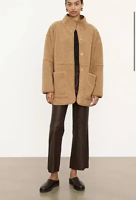 Vince Coat: Faux Shearling/ Teddy Size Small Camel Color • $85