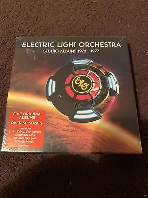 £18.99 • Buy Studio Albums 1973-1977 By Electric Light Orchestra ELO.  5cd Box Set.  SEALED