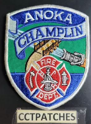 Anoka Champlin Minnesota Fire Department Patch Mn • $19.99