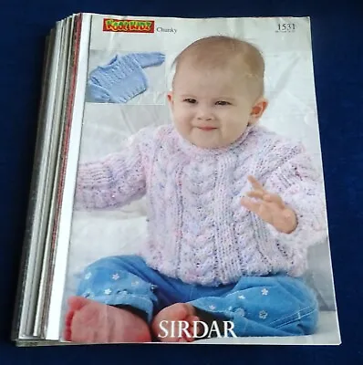 £2.95 • Buy Multi-list Of Sirdar; Baby, Boys/girls  Knitting Patterns (a4 Size)  (d) Updated