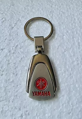 YAMAHA Stainless Steel Keyring Vehicle Logo Metal Keychain With Silver Side • $10.50