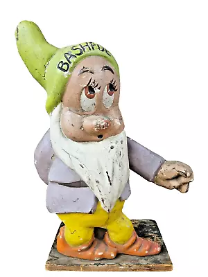 1935 Walt Disney Snow White Dwarf Bashful Mechanical Store Display Old King Cole • $24000