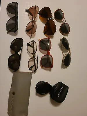 LOT OF 9 Vintage Sunglasses Eyeglasses Optics Frames Parts Repair Air On Ferrari • $170.90