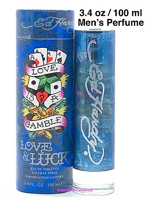 Ed Hardy Love & Luck Christian Audigier 3.4 Oz EDT Spray For Men NEW • $28.99