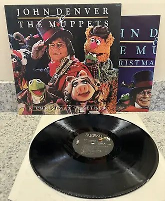 John Denver And The Muppets – A Christmas Together ; 1979 LP W/POSTER VG++ (1ST) • $20