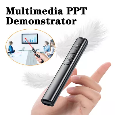 Power Point Presentation Remote Wireless USB PPT Presenter Laser Pointer Clicker • £8.72