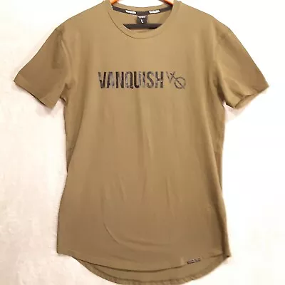 Vanquish Fitness Mens Athletic T-Shirt Sz.Large/Green-Black Logo/Athleisure/NWOT • $26