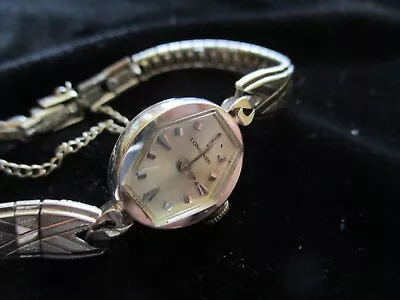 VINTAGE LONGINES 17J Cal.410 LADIES 10K GOLD FILLED WRISTWATCH  • $39.99