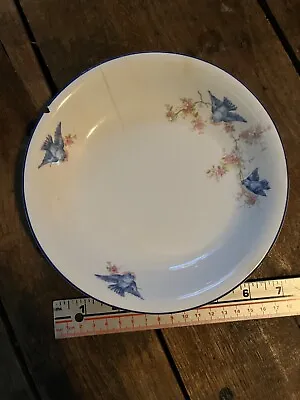 Vintage Bluebird China 7  Bowl Crocksville China Chips • $5
