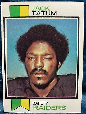 Jack Tatum 1973 Topps # Oakland Raiders RC  HOF • $8