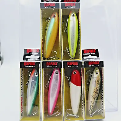 New Rapala 5/8 Oz Saltwater Skitter Walk  SSW-11 Topwater 4 3/8  Lure You Choose • $10.75