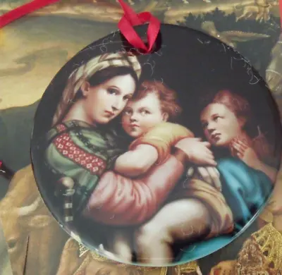 New Raphael Renaissance Art Madonna Of The Chair Religious Christmas Ornament • $12.99