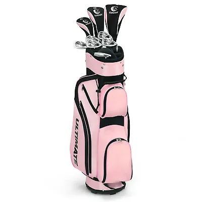 $289.95 • Buy Women Complete Golf Clubs Package Set Right Hand Bag 10 Pieces Regular Flex