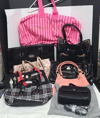 Lot Of 10 Designer Purse Handbags Tote Coach Michael Kors SAME DAY SHIPPING • $175