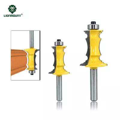 Miter Frame Architectural Molding Router Bit For Cabinet Door Bookcase 8mm Shank • $14.44