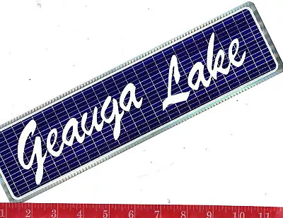 Vintage Geauga Lake Bumper Sticker Geauga Lake Aurora Ohio  • $8