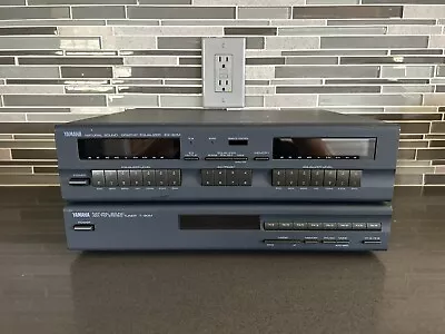 Yamaha T-90M AM/FM Stereo Tuner & EQ-90M Graphic Equalizer Bundle FOR PARTS READ • $129