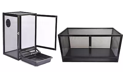 $169.99 • Buy 66 Gallon Screen Cage Reptile Enclosure Chameleon Tall/Low Arboreal Reptile