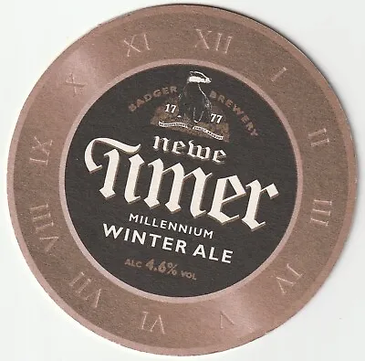 BEER MAT - HALL & WOODHOUSE BREWERY - TIMER WINTER ALE - (Cat 084) - (1999) • £1.50