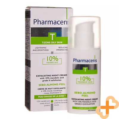 Pharmaceris T SEBO-ALMOND PEEL 10% Mandelic Acid Exfoliating Night Cream 50ml • $19.40