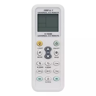 K-1028E Infrared Remote Control For Mcquary Trane York WFI Carrier LG Fujitsu AC • $8.89