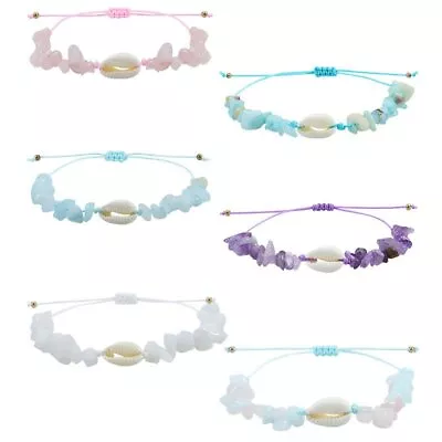 Fashion Boho Shell Chipped Stone Charm Bracelet Beach Jewelry Gifts For Women • $2.11