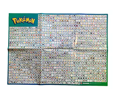 Pokemon Brilliant Stars Promotional Poster Shows 898 Bulbasaur-Calyrex Folded • $7.70