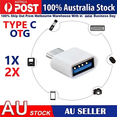 Type C Male To USB 3.0 Premium A Female Converter USB-C Data OTG Adapter 1x 2x • $3.95