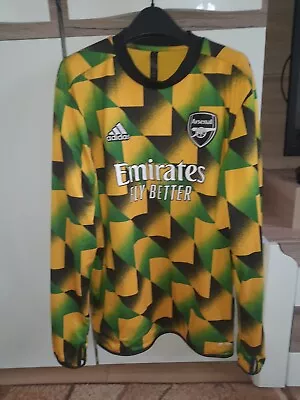 Adidas Arsenal Jamaica Pre Match Sweatshirt 22/23 Size Medium • £59.99