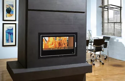  14kw Double Side Cassette Inset Insert Stove Modern Irish Made Multifuel Large • £3299