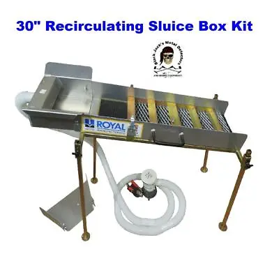 30  Royal Recirculating Sluice Box Kit / Concentrator Authuthorized Royal Dealer • $325