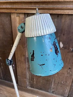 Vintage BHI Lo-Vo Lite Adjustable Machinist / Lathe Workshop Lamp • £90