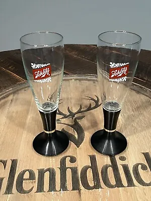 Vintage Schlitz After Hours Light Up Beer Glasses Collectible 🔥🔥 • $30