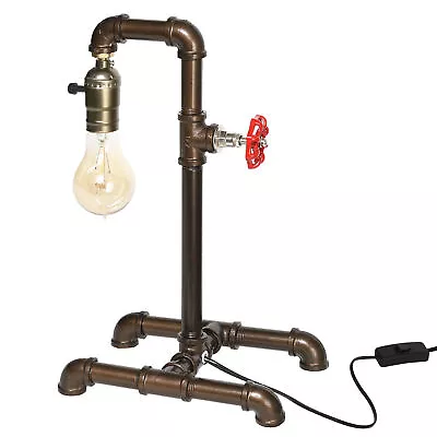 Industrial Steam Punk Style Pipe Light Steampunk Desk Table Light For Bedroom • $25