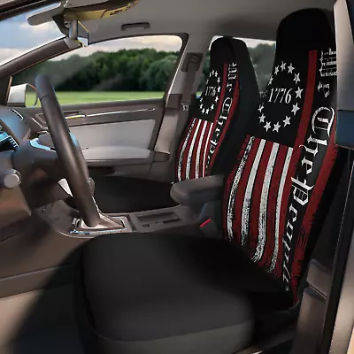 We The People Car Seat Cover Vintage USA Flag Seat Patriotic Flag 4th Of July • $69.99