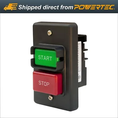 POWERTEC 110/220V Single Phase On/Off Switch 3HP Fits Table Saw Etc (71008) • $17.99