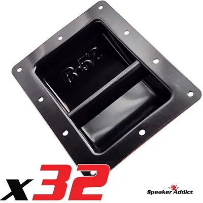 32-Pack B52 Recessed Steel DJ Speaker PA Cabinet Case Bar Handle 6 3/8 X 8 5/8 • $189.99