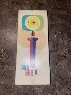 Vintage Sylvania Sun Gun II Movie Light W/Original Box Model SG-55 • $5