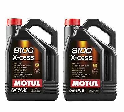 Motul Fully Synthetic Engine Motor Oil 8100 X-CESS 5W40 10 Liters (2 X 5L) • $84.96