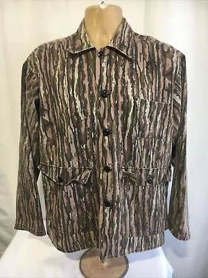 Vintage Realtree Original Jacket 4 Pocket Coat Hunting Camo Size Large • $29