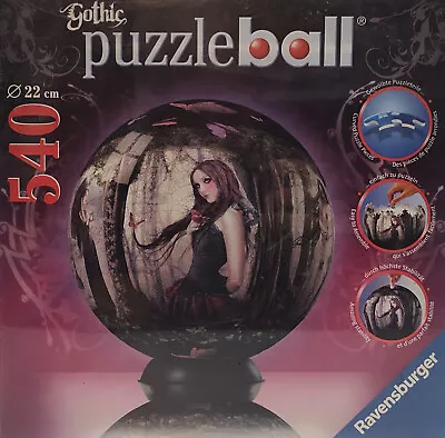 Ravensburger Gothic 9  PuzzleBall 22cm 3D 540 Piece #11 135 0 Sealed New • $39