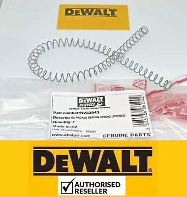£21.86 • Buy 1xGENUINE DEWALT COMPRESSION SPRINGS DCN690 DCN692 DCN694 DCN695 18V XR NAILER