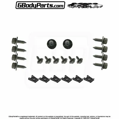 81-87 Regal Grand National FRONT Bumper Filler Screw HARDWARE INSTALL KIT • $19.99