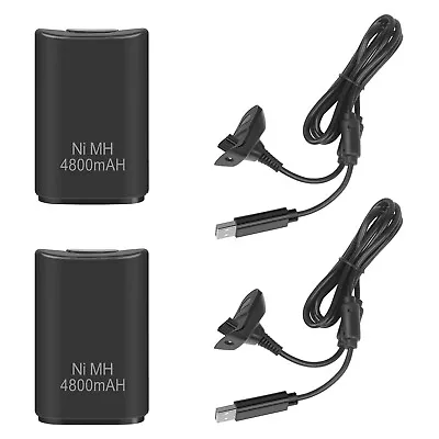 Rechargeable Battery Pack Charger Cable For XBOX /XBOX ONE/XBOX 360 Controller • $17.99