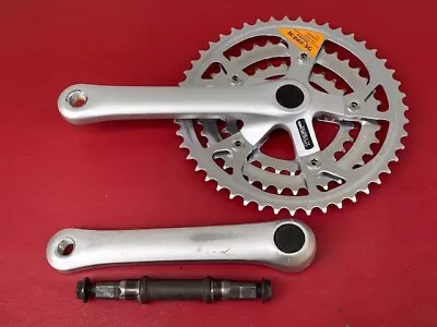 Shimano Exage Mountain Bike Crankset Crank Arms 175mm Triple 48/38/28 Chainring • $34.95